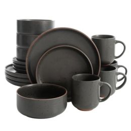 Black Sand 16pc Dinnerware Set