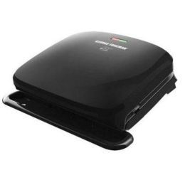 George Foreman 4-Serving Removable Plate &amp; Panini Grill - Black