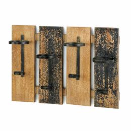 Accent Plus Rustic Wine Wall Rack