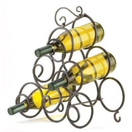 Accent Plus Scrollwork Wine Rack