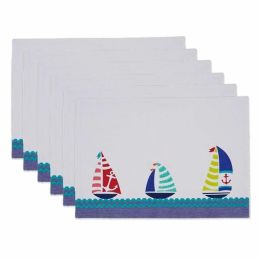 DII Sailboats Placemat S/6