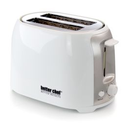 Better Chef Cool Touch Wide-Slot Toaster- White