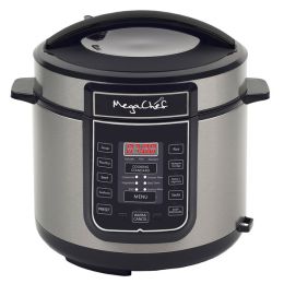 Megachef 6 Quart Digital Pressure Cooker with 14 Pre-set Multi Function Features